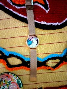 TEAL Rose Gold Mesh Watch