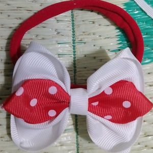 Polka Dot Bow(Red)
