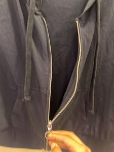 Girls Half Crop Black Jacket (Korean Style)
