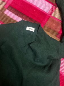 Vintage Green Knit Sweater