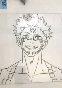 Sukuna Glass Painting