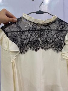 Elegant Lace Detail Top
