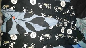 Navy Blue Velvet Leggings