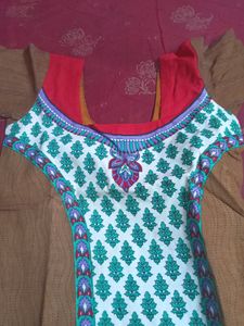 Cotton Striched Dress, Size 30, Its A New