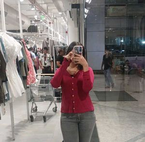 Red Button Up Elena Gilbert Inspired Outfit Top
