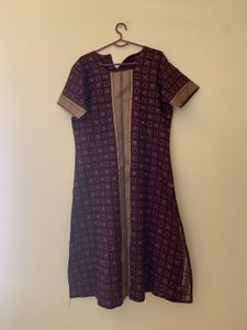 Maroon Ethnic Kurta Set