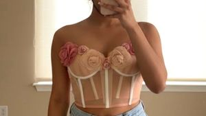 Floral Corset Top