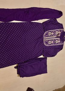 Embroidered Kurta Set