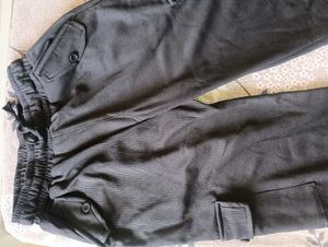Black Cargo Style Pants