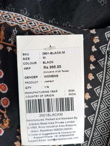 Black Print Jamp suit For Women