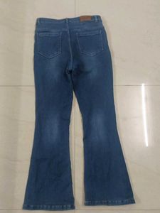 Bell-bottom Jeans Blue