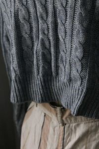 Blue Knit Sweater