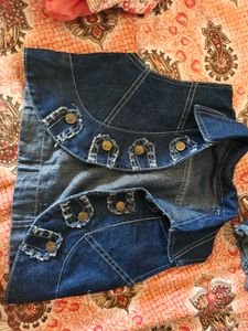 Denim Jacket and 2 shorts new