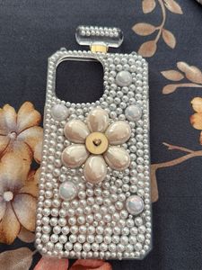 I phone 14 pro max Pearl Flower  Ca