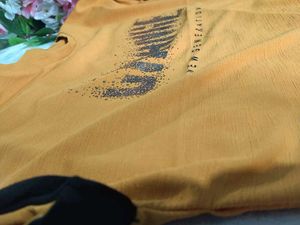 Mustard Graphic Print T-shirt