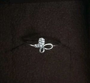 92.5 Sterling Silver Butterfly Ring