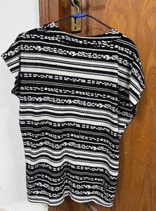 Black And White Strips Top