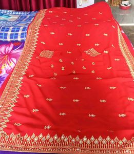 Real Mirror Work Saree ♥️