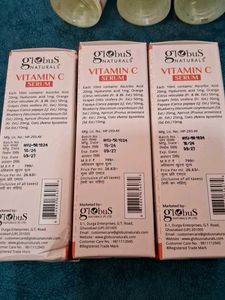 Face Serum By Globus Naturals Vitamin C