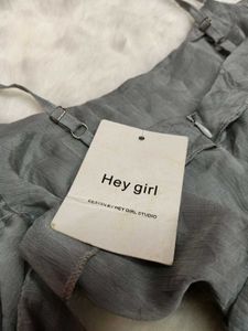 🤍Elegant Grey Mini Dress🤍