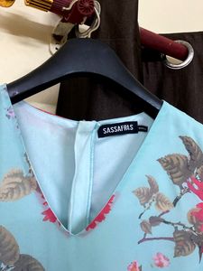 Sassafras Floral Blue Dress