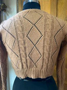 Crop Brown Sweater