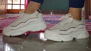 Chunky White Sneakers