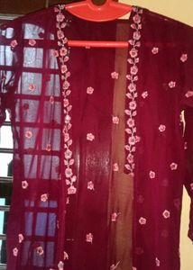 Heavy Work Sharara With Blouse &amp; Shrug Also Have &amp;