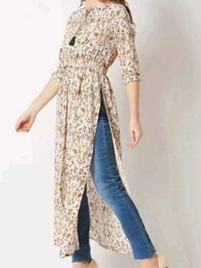 Long Kurti With Dori!!