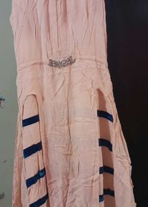 Pink A-line Dress
