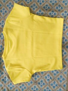 Newme Yellow Crop Top