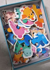Ladder Puzzle Farm Animals Set Of 6