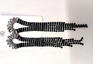Dangling Rhinestone Earrings