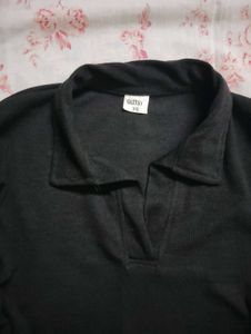 Black Polo Mini Dress