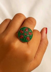 Vintage Tibetan Gemstone Ring