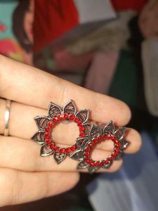 Redflower Earrings