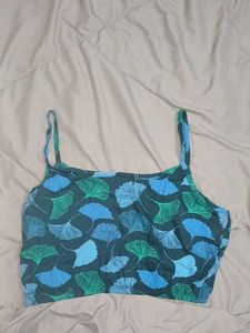 Leaf Print bralette