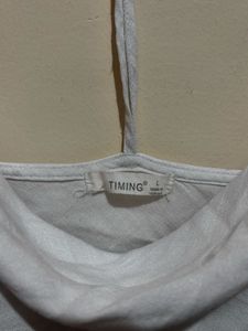 White Linen Tank Top