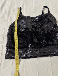 Sparkling Designer Sequin Cami Top/ Blouse