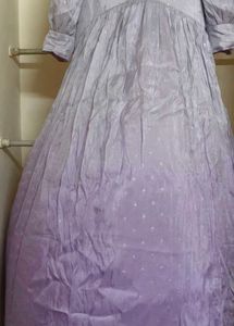 Ombre Lavender Gown |Shimmer Sequin Anarkali Dress