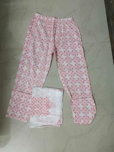White Printed Kurta