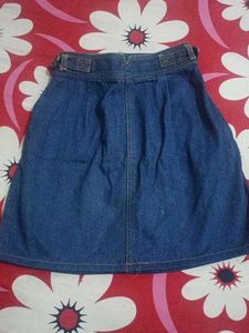 Denim Mini Skirt