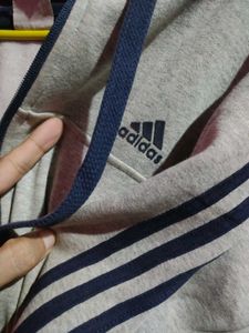 Adidas Essentials 3 Strips Vintage Hoodie