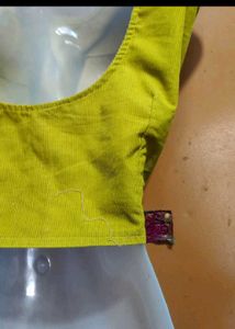 Yallow Sleeveless Blouse