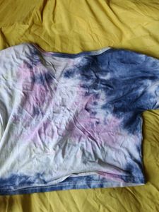 Cute Tie Dye Crop Top