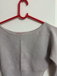 Ribbed Long Sleeve Top