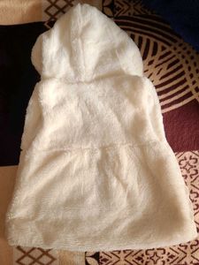 Adorable Cream Hooded Cape