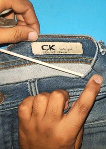 Stylish Jeans with Side Stripe