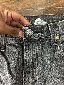 Vintage Wash Straight Leg Jeans