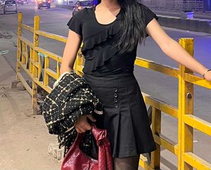 Women Black Mini Skirt